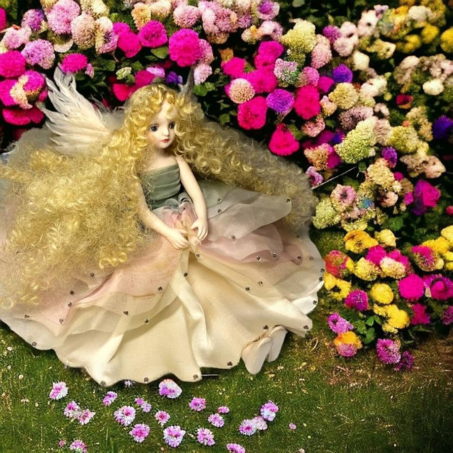 若月まり子 ビスクドール 妖精人形